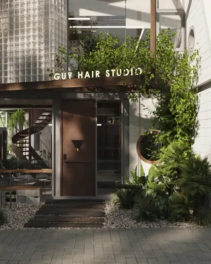 Lối vào studio Cam Ranh