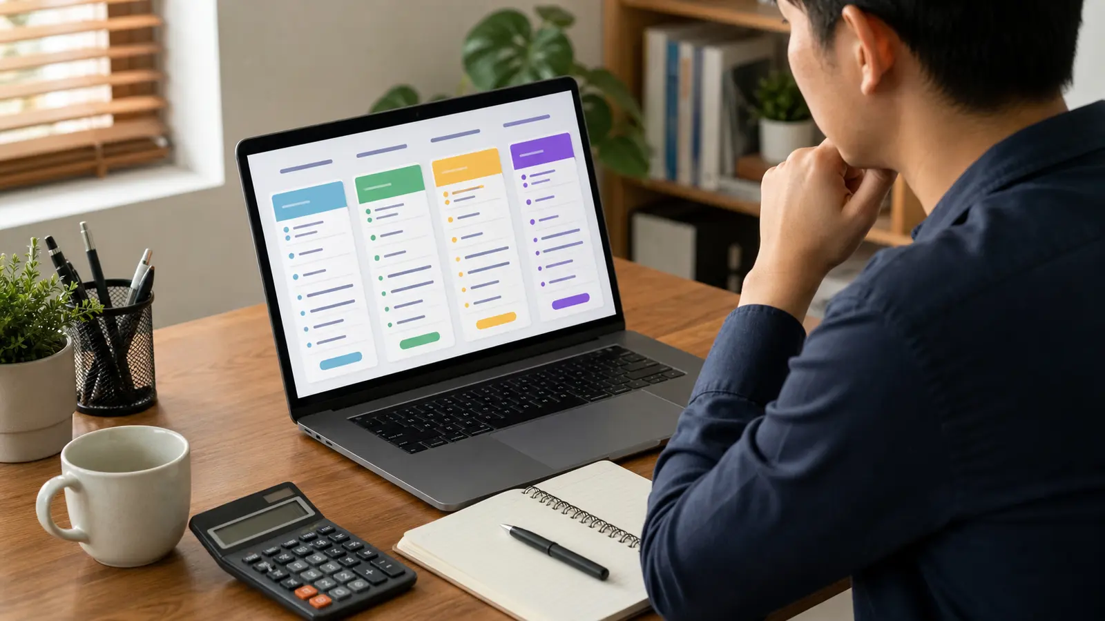 Người học so sánh đề cương lớp online trước khi chọn